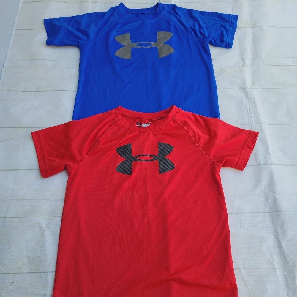Under Armour boys Short sleeves shirt bundle  Sm